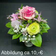 Lade das Bild in den Galerie-Viewer, Biedermeier-Strauß rosa/weiß