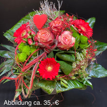 Lade das Bild in den Galerie-Viewer, Blumenstrauß in Rot