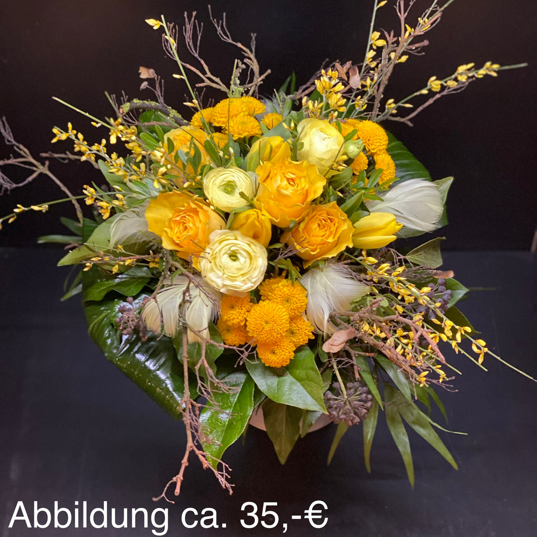 Blumenstrauß in Gelb